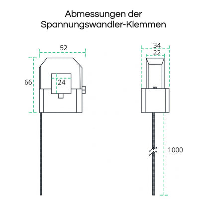 Hoymiles DTSU666 3*100A mit CT / Wandlermessung