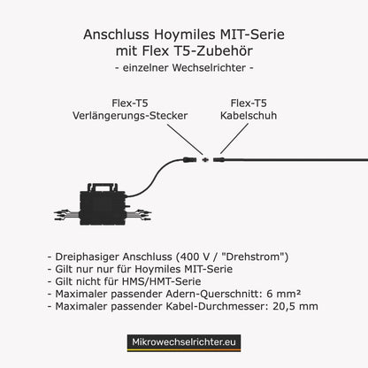 Flex-T5 Verlängerungs-Stecker